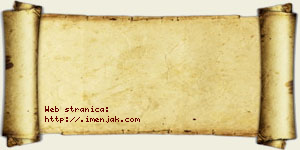 Andjelina Hristović vizit kartica